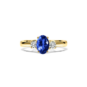 Elizabeth Ring 3.00ct Sapphire 18K Yellow Gold