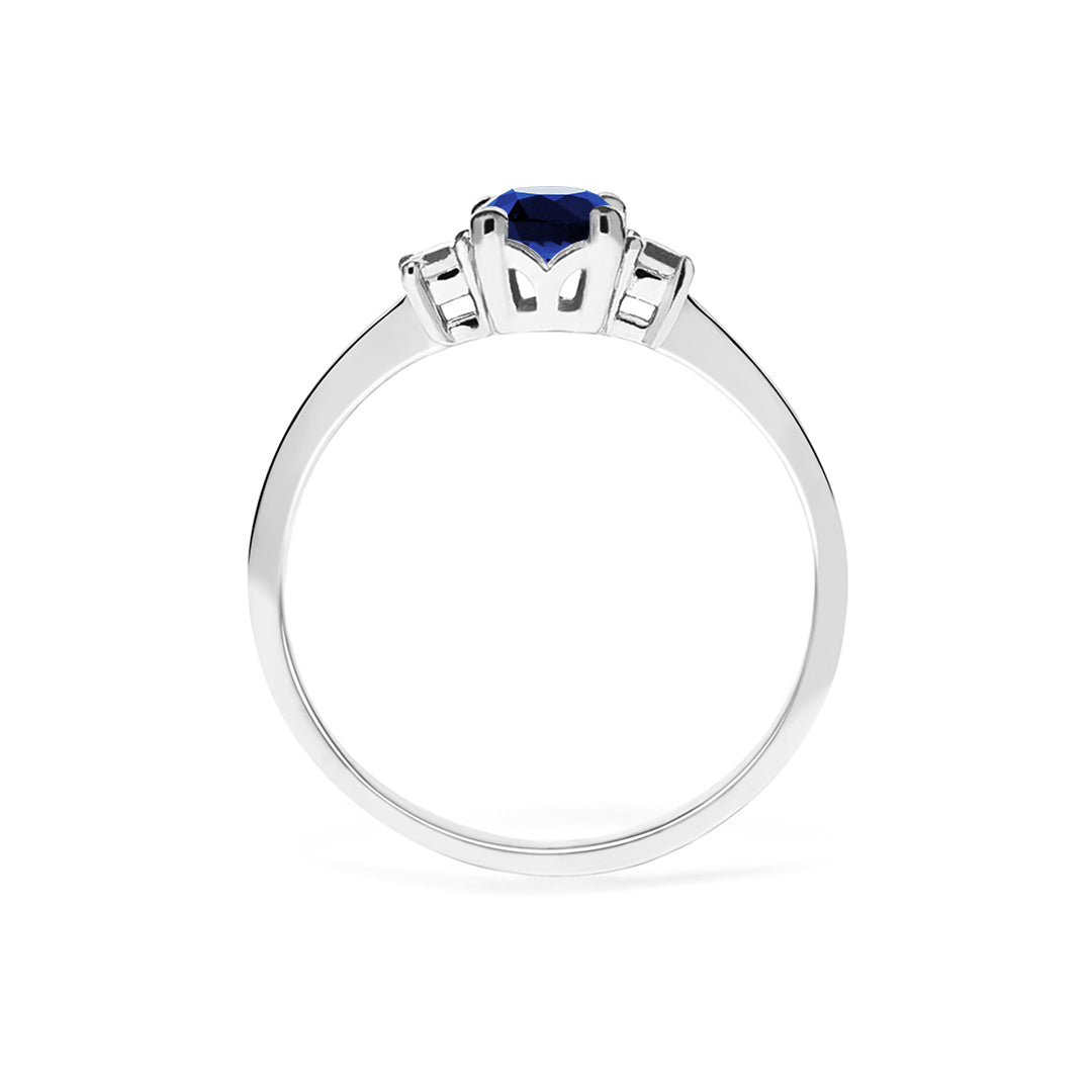 Elizabeth Ring 2.00ct Sapphire 18K White Gold