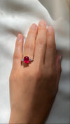 Elizabeth Ring 1.50ct Ruby 18K White Gold