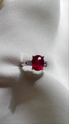 Elizabeth Ring 1.50ct Ruby 18K White Gold