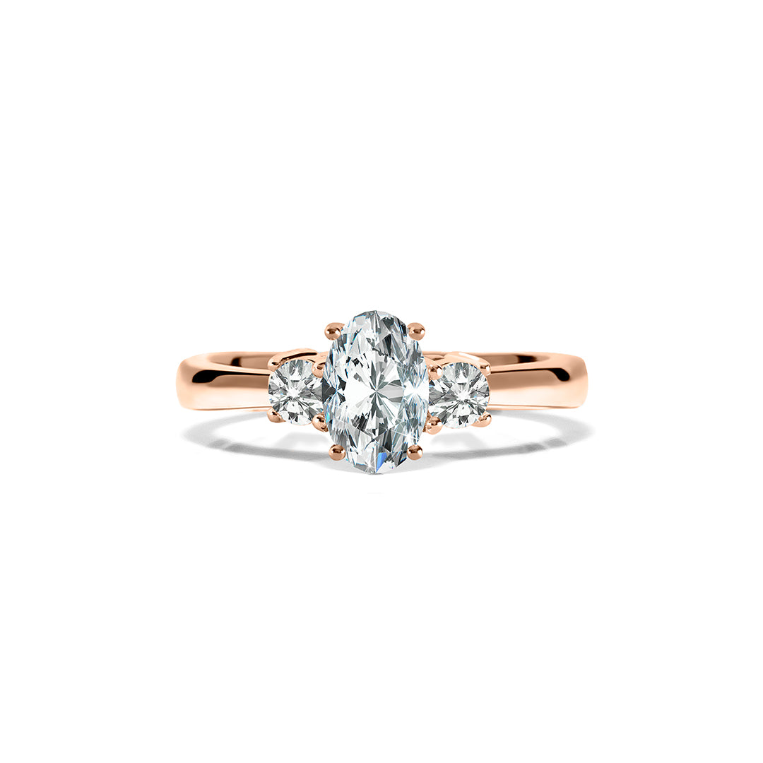 Elizabeth Ring 0.62ct 18K Rose Gold