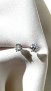 Fiona Stud Earrings 9K White Gold