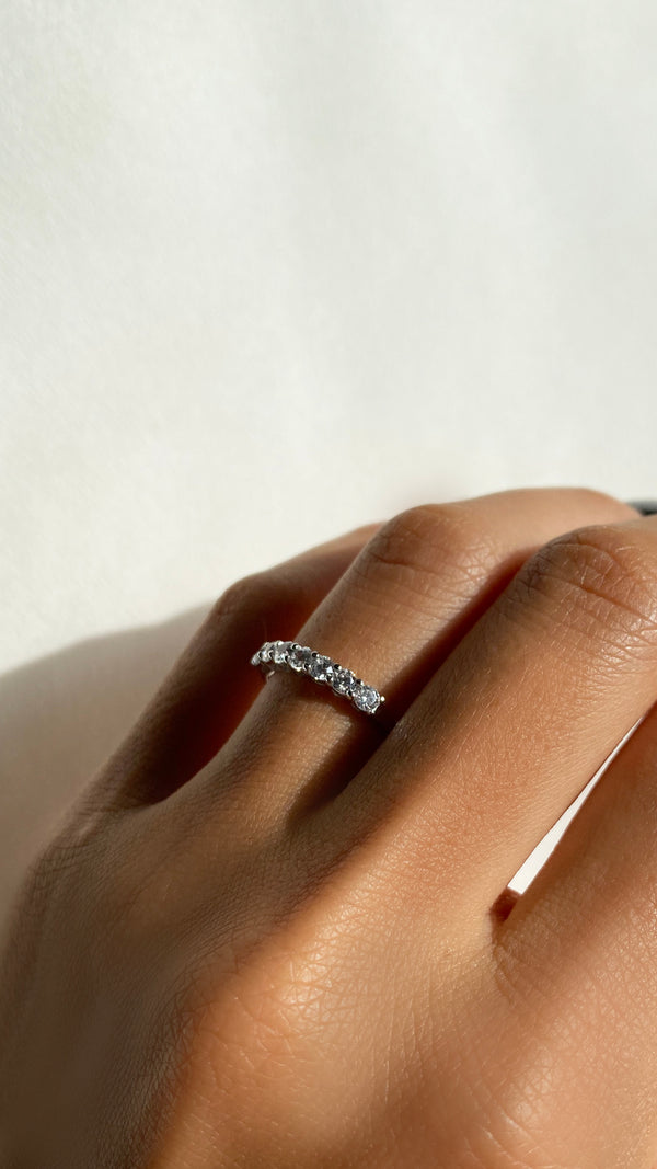 Ellis Eternity Ring 9K White Gold