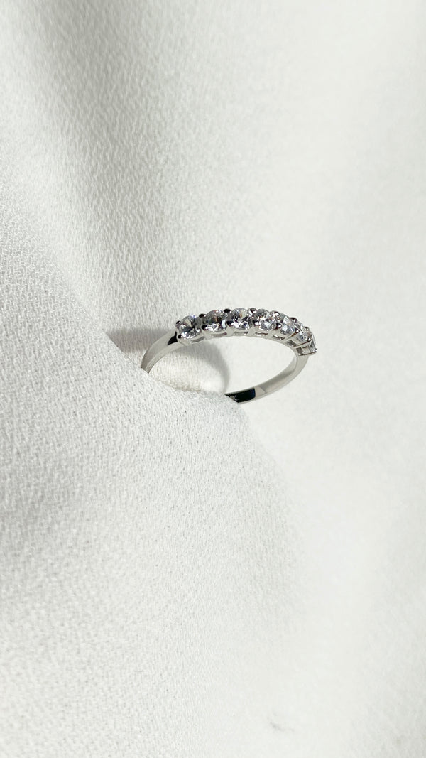 Ellis Eternity Ring 9K White Gold