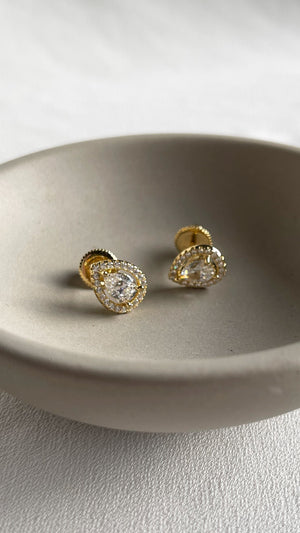 Emile Studs 18K Gold Vermeil