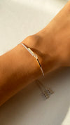 Emina Bracelet White Gold Plated