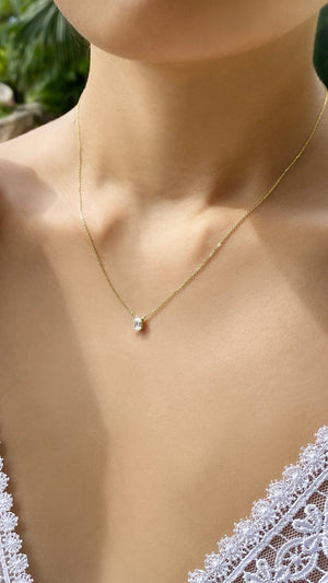 4.52 carat Diamond Tennis Necklace on 18K White Gold | Marctarian