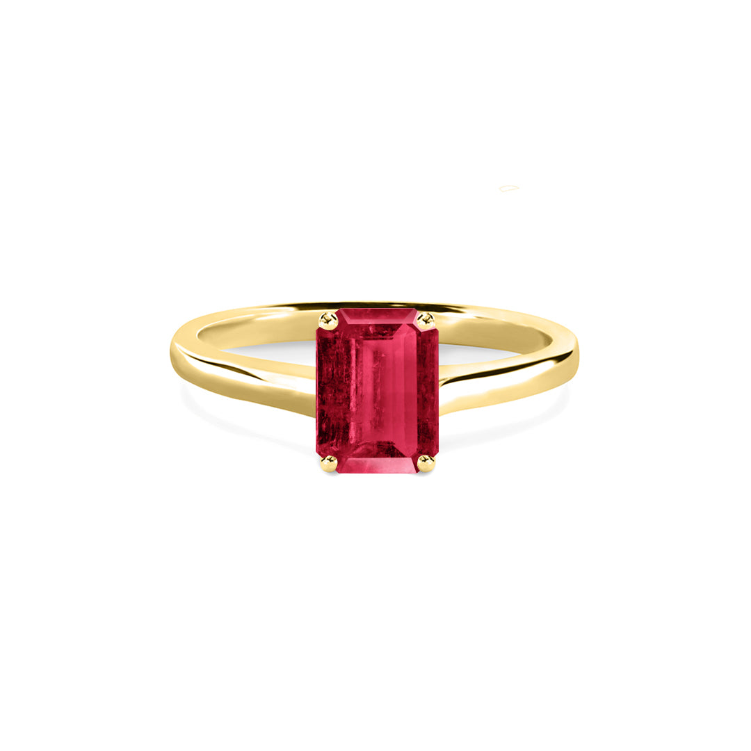 Evelyn Ring 18K Yellow Gold Ruby