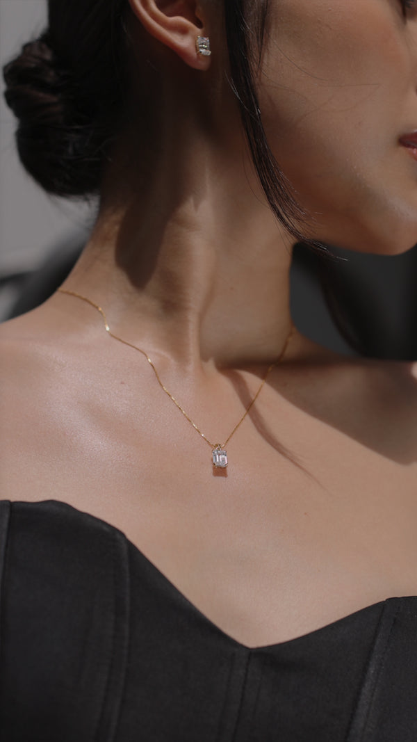 Fulton Pendant 9K Yellow Gold