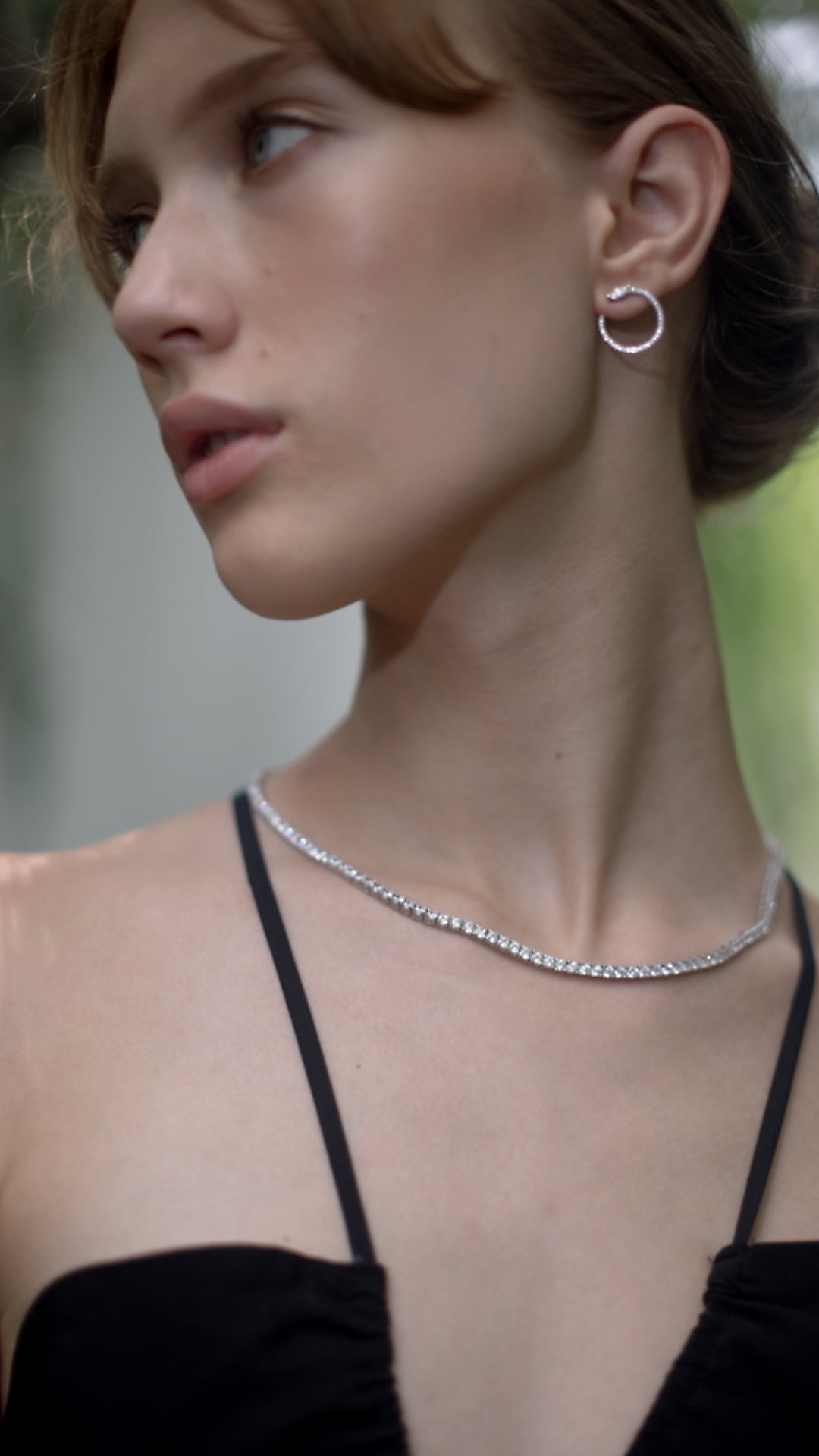 Gaea Hoops Silver