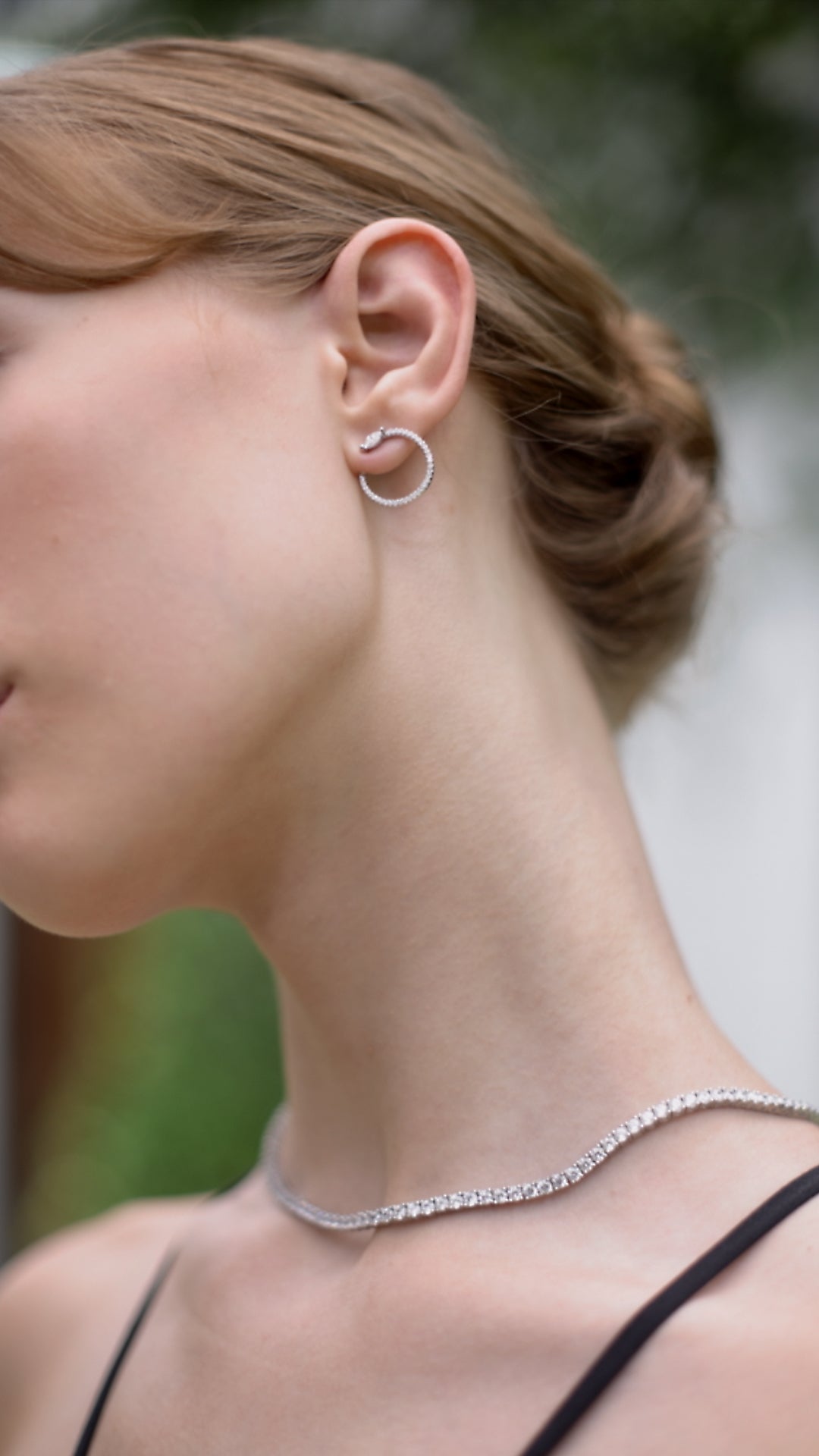 Gaea Hoops Silver