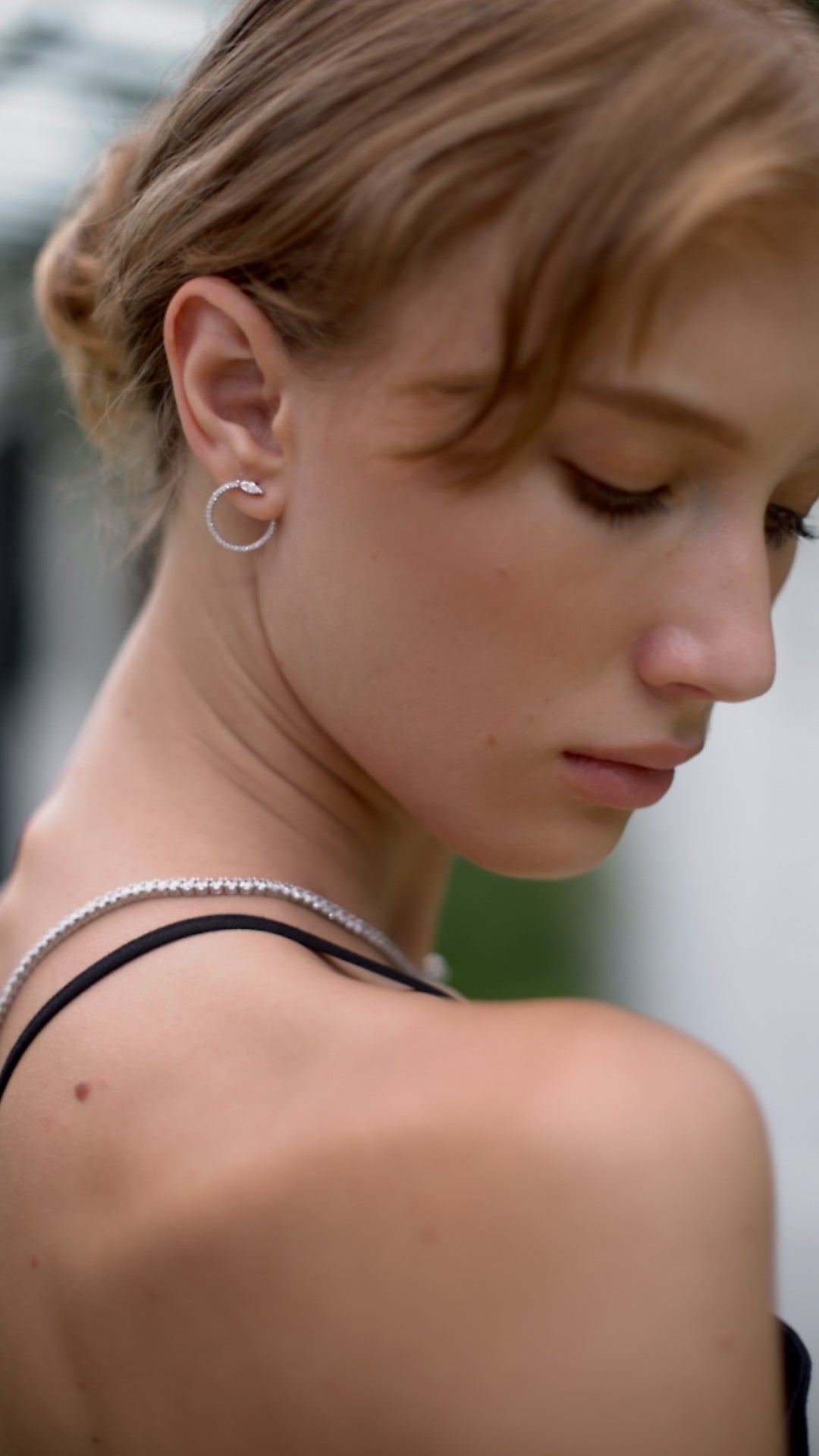 Gaea Hoops Silver