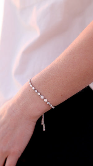 Grace Bracelet White Gold Plated