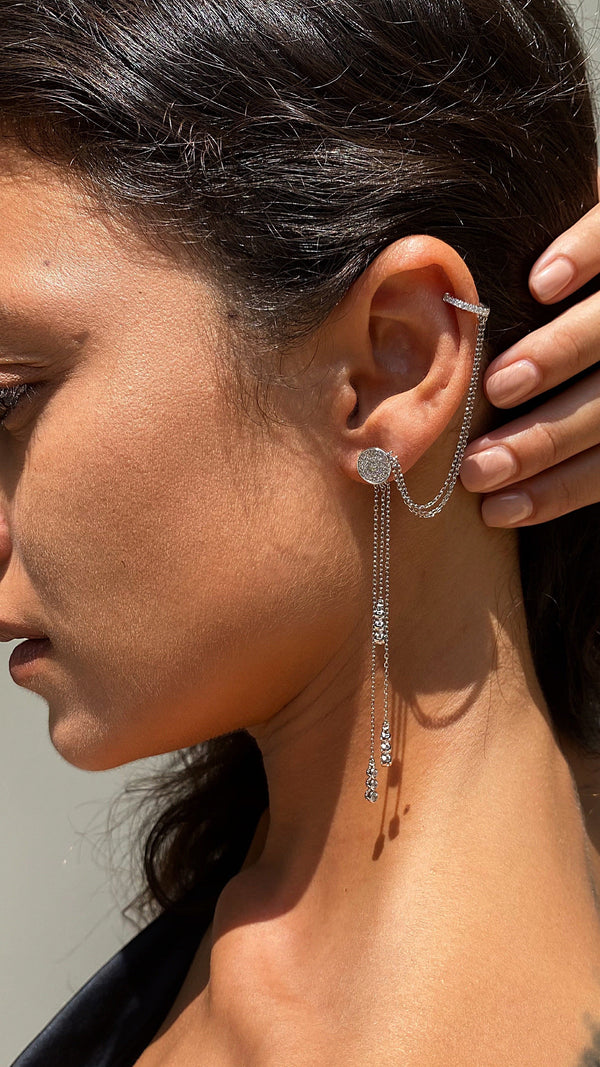 Gala Cuff Earring Sterling Silver