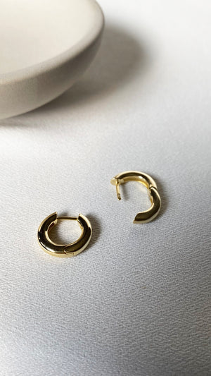 Haley Hoops Small 18K Gold Vermeil