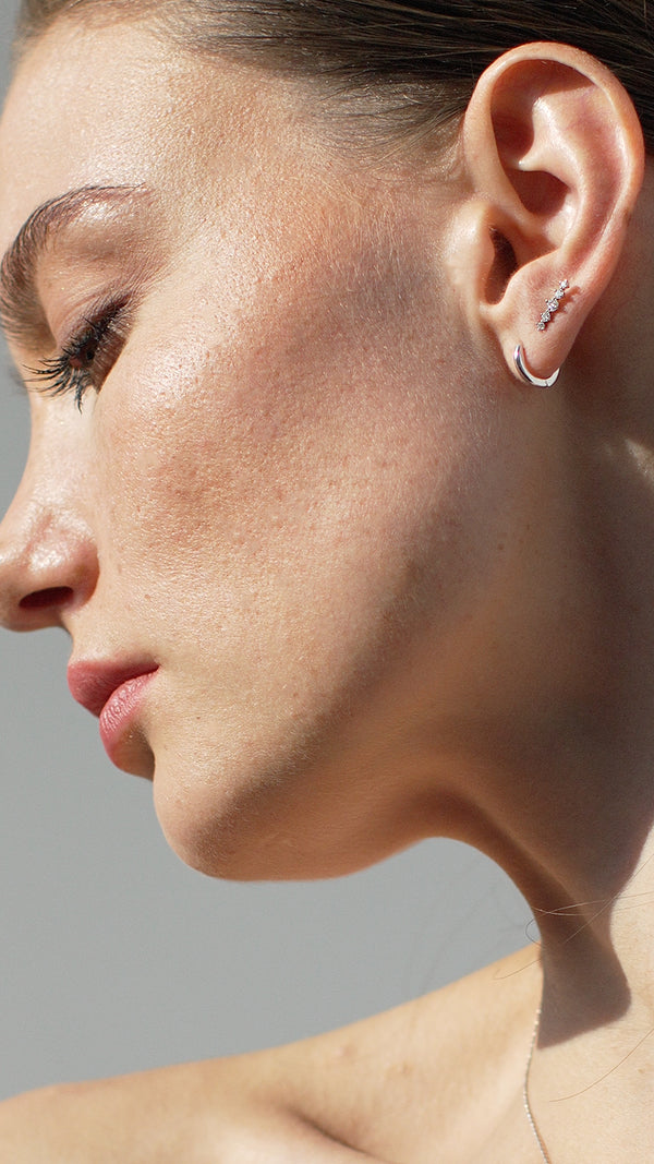 Haru Stud Earring Gold Vermeil