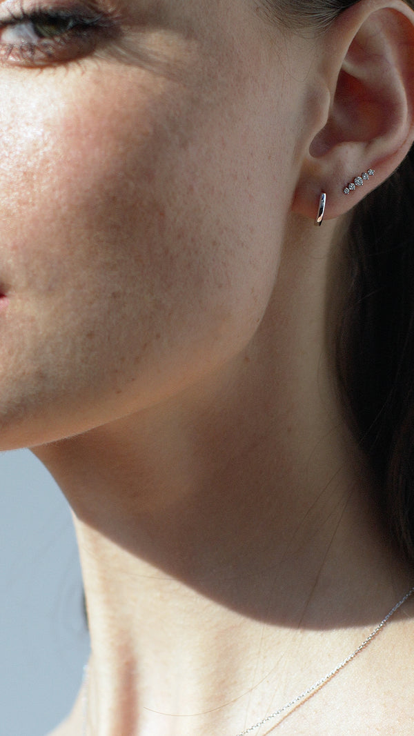 Haru Stud Earring Gold Vermeil