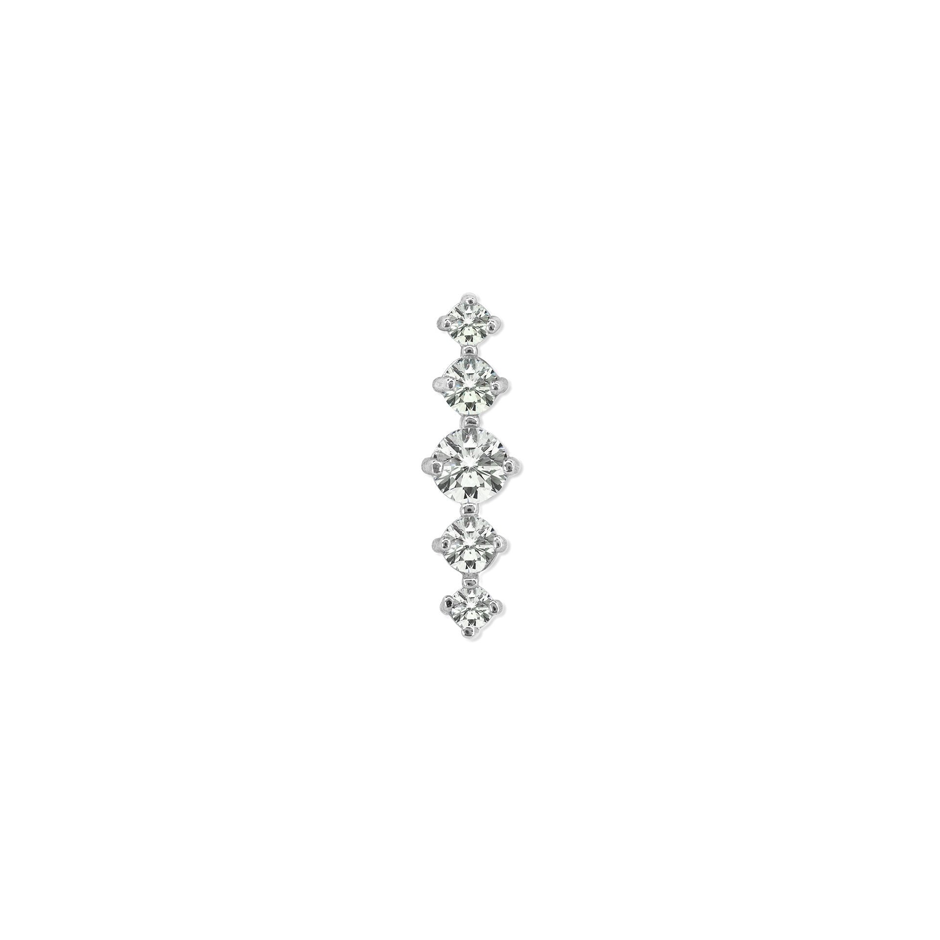 Haru Stud Earring Sterling Silver