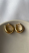 Elegant teardrop earrings with a secure closure and premium craftsmanship