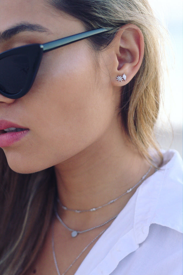 Comet Stud Earring Sterling Silver