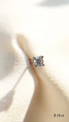 Irene Mini Single Stud Earrings 9K White Gold