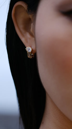 Jaia Earrings Gold Vermeil