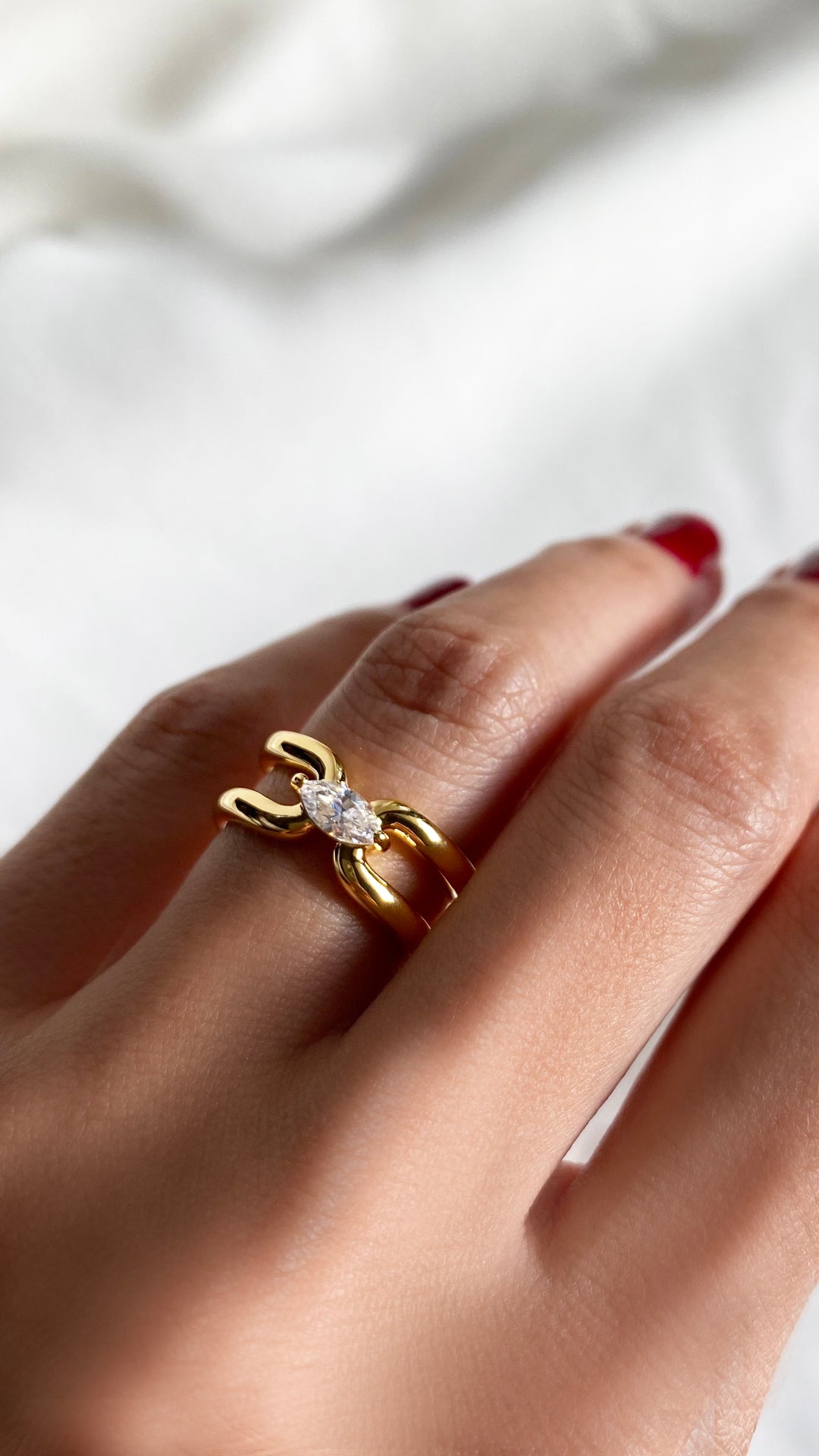 Rose gold vermeil best sale ring
