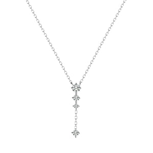 Jordyn Necklace 9K White Gold