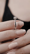 Judy Ring 0.57 18K White Gold