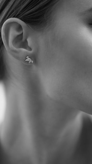Kira Sterling Silver Stud Earrings by CARAT* LONDON – CARAT* London UK