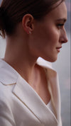 Kira Stud Earrings 9K White Gold