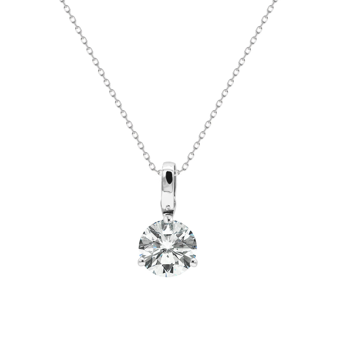 Lauren Necklace 0.70ct 18K White Gold CARAT London UK