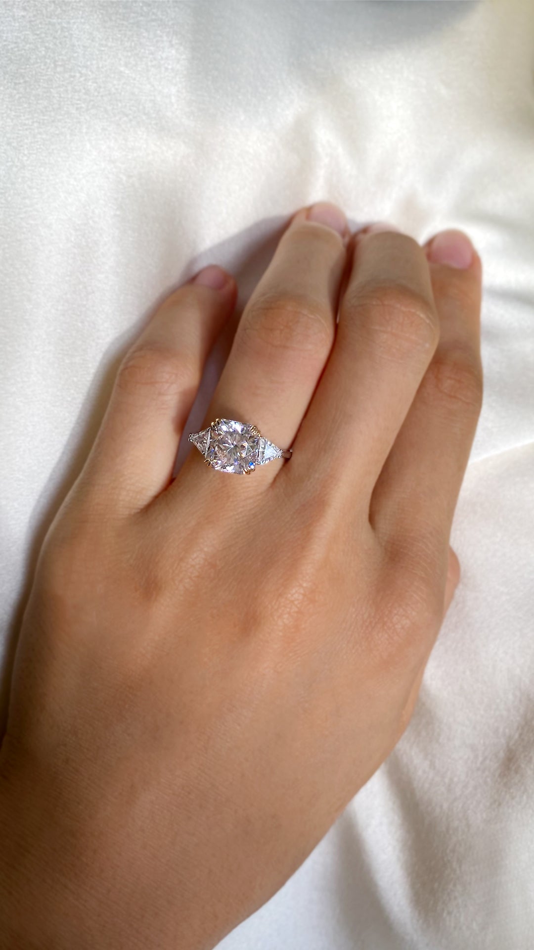 Leyton Ring Fancy Pink Sterling Silver