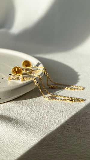 Linden Earrings Gold Vermeil