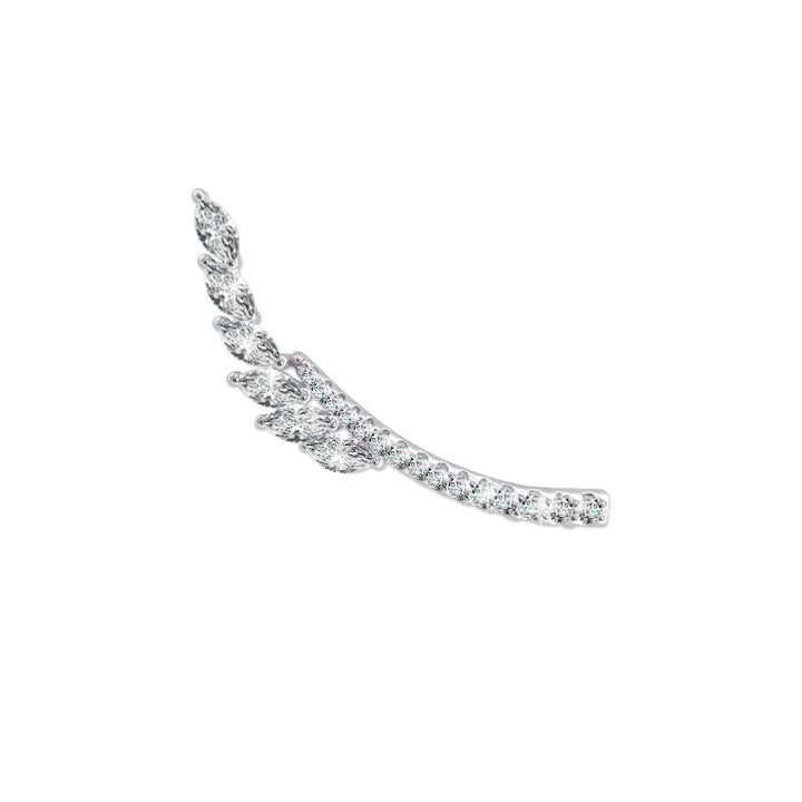 Livia Ear Climber Silver