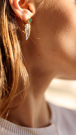 Palma Earrings 18K Gold Vermeil