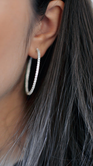 Paloma Large Hoops