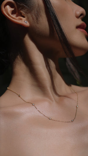 Petra Necklace Short 18K Gold