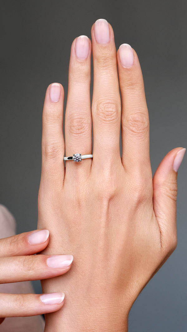 Rebecca Ring 18K White Gold