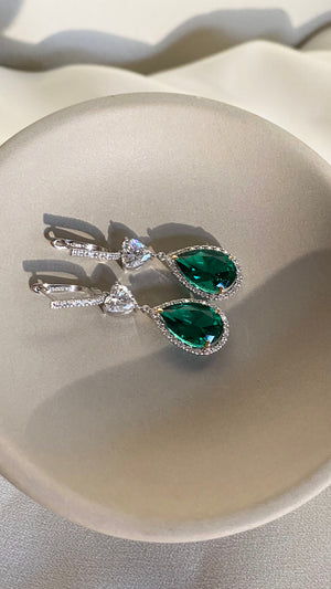 Ren Emerald Drop Earrings