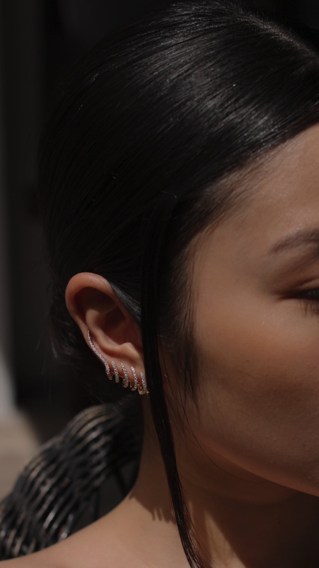 Rocco Ear Climber Gold Vermeil