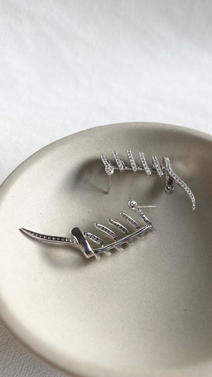 Rocco Ear Climber Silver