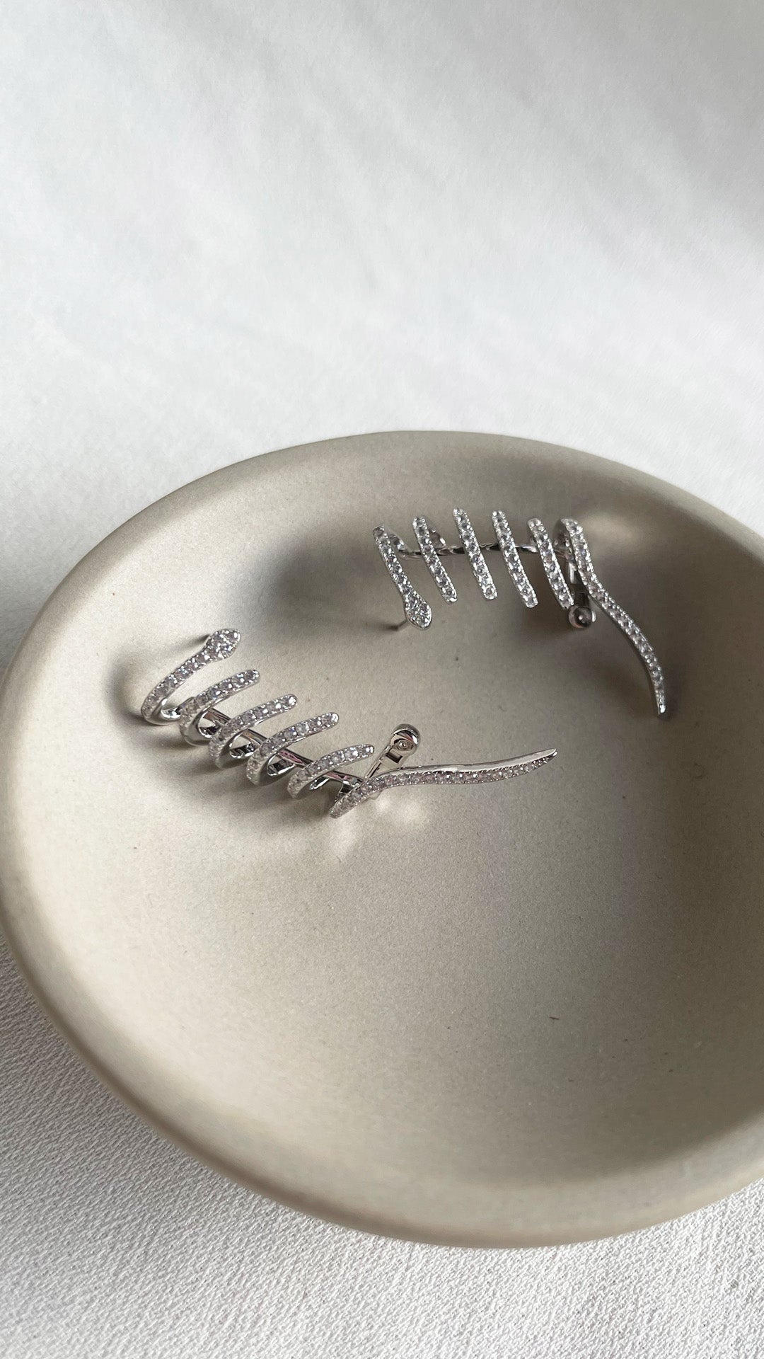 Rocco Ear Climber Silver
