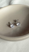 Rosey Studs White Gold