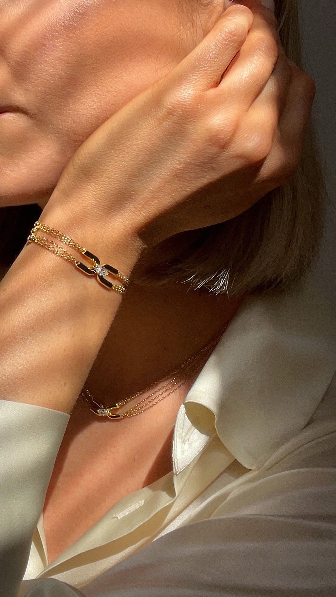 Stevie Bracelet Gold Vermeil