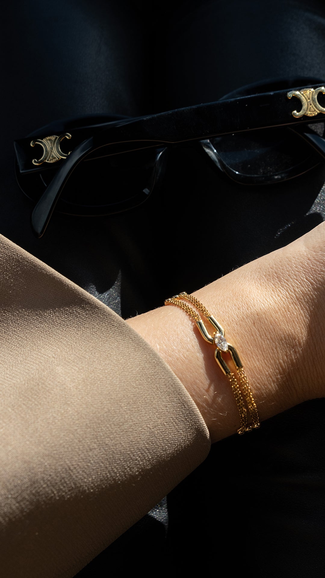 Stevie Bracelet Gold Vermeil