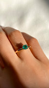 Saffia Ring 0.50ct 18K Yellow Gold Emerald