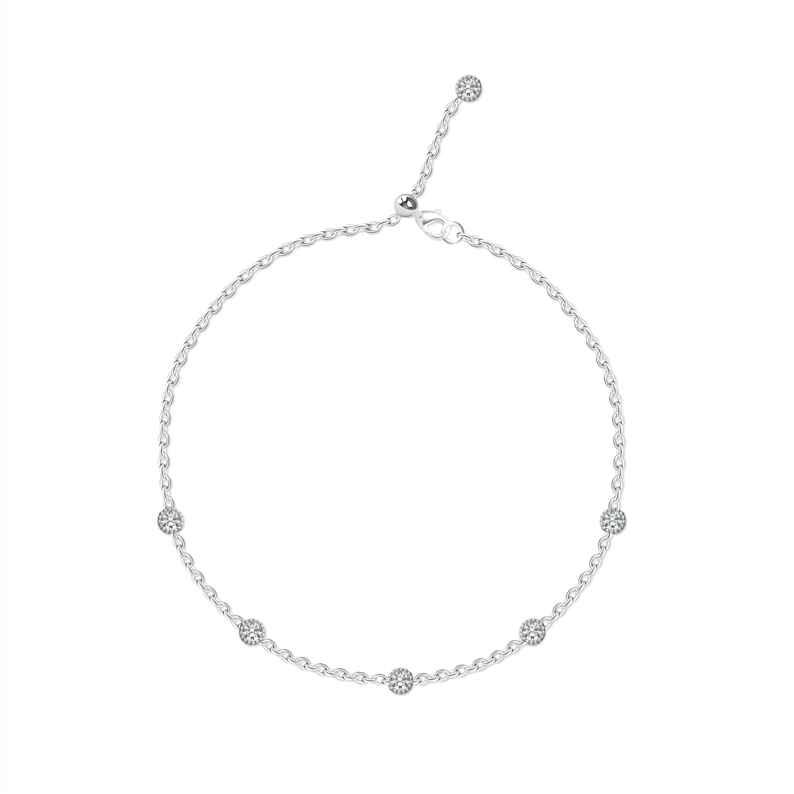 Becca Bracelet 9K White Gold