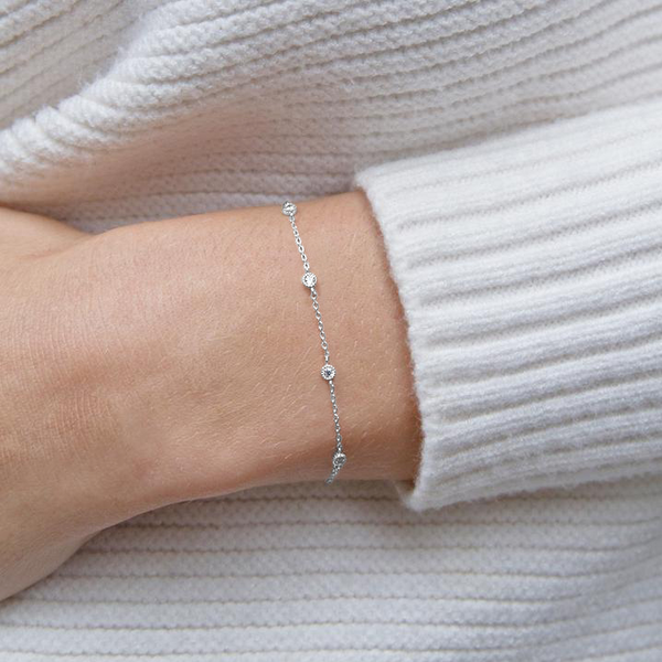 Becca Bracelet 9K White Gold