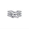 Alba Ring White Gold Plated